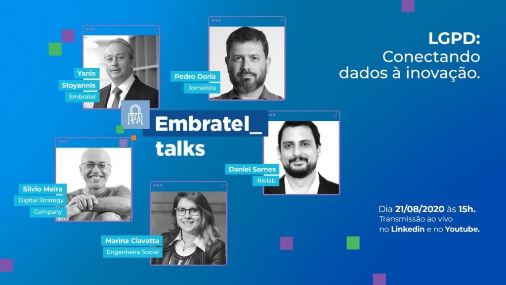 Embratel Talks Live | LGPD: Conectando dados à inovação