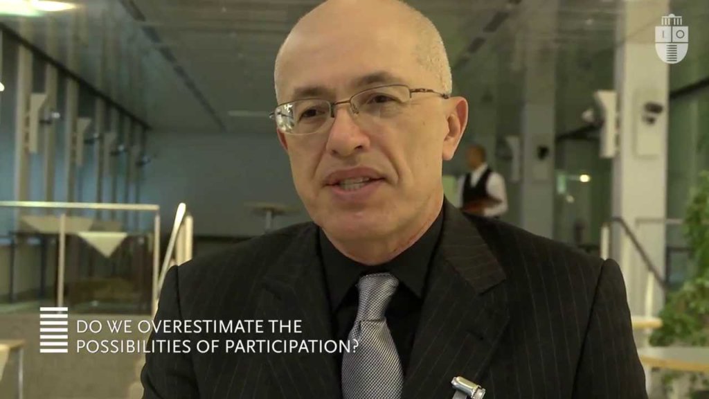 Silvio Meira at the Participation in Democratic Structures Event