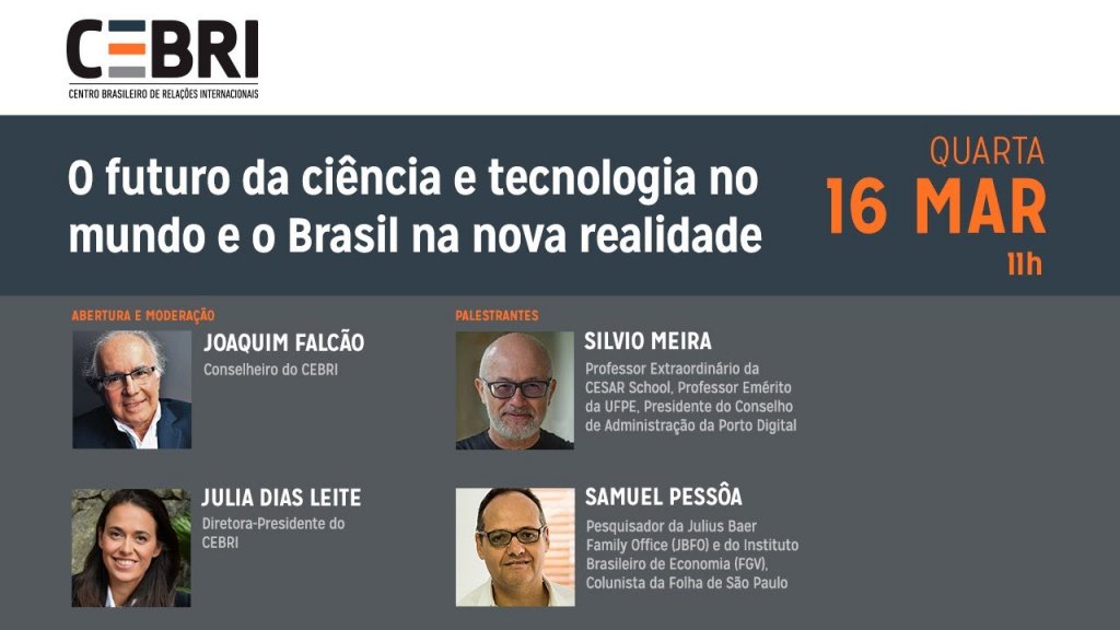 O futuro da ciência e da tecnologia no mundo e o Brasil na nova realidade