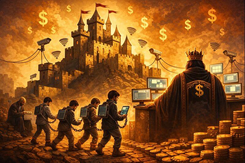 Dano algorítmico não é defeito, é tecnofeudalismo em ação